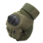 Перчатки тактические Primo Carbon полнопалые, сенсорные, размер L - Army Green - изображение 2