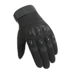 Перчатки тактические Primo Carbon полнопалые, сенсорные, размер L - Black - изображение 1
