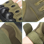 Перчатки тактические Primo Killork беспалые, размер L - Army Green - изображение 3