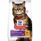Сухой корм для кошек Hill's Science Plan Adult Feline Sensitive Stomach & Skin с курицей
