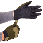 Перчатки тактические с закрытыми пальцами, военные перчатки, перчатки многоцелевые Размер L Оливковые BC-8791 - изображение 3