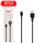 USB кабель XO NB103 Lightning 2m чорний
