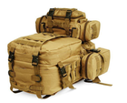 Рюкзак тактический с подсумками B08 койот, 55 л - изображение 8