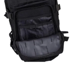 Тактичний, міський, штурмовий, військовий рюкзак ForTactic 30-35 літрів Чорний - зображення 3