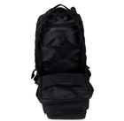 Тактичний, міський, штурмовий, військовий рюкзак ForTactic 30-35 літрів Чорний - зображення 5