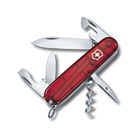 Складной швейцарский нож Victorinox Vx13603.T Spartan 12 функций 91 мм красный-полупрозрачный