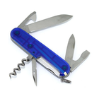 Складной швейцарский нож Victorinox Vx13603.T2 Spartan 12 функций 91 мм синий-полупрозрачный - изображение 5