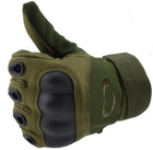 Тактические перчатки полнопалые Oakley олива размер L (11719) - изображение 2