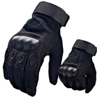 Тактические перчатки полнопалые Oakley черные размер L (11718) - изображение 4