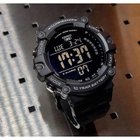 Чоловічий наручний годинник CASIO AE-1500WH-8B Чорний\чорний екран