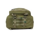 Тактичний похідний міцний рюкзак 5.15.b з органайзером 40 літрів олива - зображення 5
