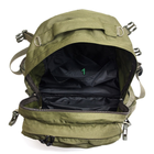 Тактичний похідний міцний рюкзак 5.15.b з органайзером 40 літрів олива - зображення 7