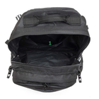 Тактический туристический крепкий рюкзак трансформер 5.15.b на 40-60 литров черный. - изображение 7