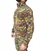 Тактична фліска ЗСУ військова кофта армійська флісова мультикам чоловіча XXL (54) - зображення 6