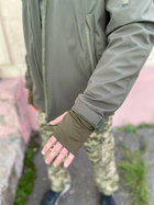 Військова куртка тактична утеплена Софт Шелл Хакі (Єврозима) 48-50(ML) - зображення 3