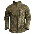 Куртка тактическая военная Combat Софтшел Soft-Shell ВСУ Турция М Мультикам - изображение 1