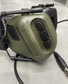 Тактические активные наушники HD-09 для стрельбы с шумоподавлением, на голову, под шлемом, оливковый - изображение 3