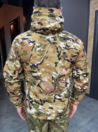 Куртка тактична, Softshell, Yakeda, Мультикам, розмір M, зимова флісова куртка для військових софтшел - зображення 5