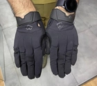 Перчатки тактические First Tactical, Черные, размер L, стрейч, мужские, сенсор, защита от травм, вентиляция - изображение 1