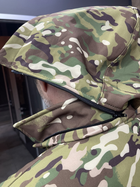 Куртка тактическая Special, Softshell, Мультикам, размер XL, демисезонная флисовая куртка для военных софтшел - изображение 8