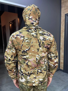 Куртка тактическая, Softshell, Yakeda, Мультикам, размер XXL, зимняя флисовая куртка для военных софтшел - изображение 4