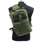 Сумка-рюкзак тактическая военная A92 800D, олива - изображение 2
