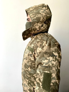 Куртка-бушлат військова Grin Піксель ЗСУ плащівка 56 розмір - зображення 2