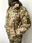 Куртка-бушлат военная Grin Пиксель ВСУ плащевка 50 размер - изображение 4