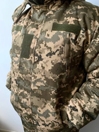Куртка-бушлат військова Grin Піксель ЗСУ плащівка 48 розмір - зображення 5