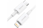 Кабель зарядный Type-C-Lightning Baseus Superior Series Fast Charging PD 20W 1m White (CATLYS-A02)
