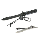 Боевой Тактический Армейский Военный Нож с Пилой Mil-Tec Survival Knife 15369000 (9021) SP - зображення 4