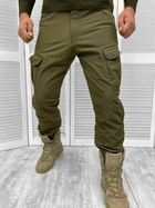 Тактичні штани Soft Shell Elite Olive XL - зображення 1