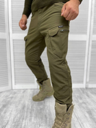 Тактичні штани Soft Shell Elite Olive XL - зображення 6