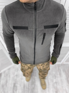 Кофта тактическая флисовая Grey XXL