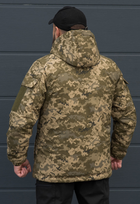 Куртка тактична зимова на блискавці з капюшоном XL polk pixel - зображення 5