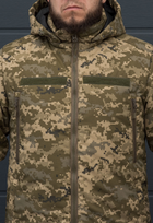 Куртка тактична зимова на блискавці з капюшоном XS polk pixel - зображення 7