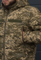 Куртка тактична зимова на блискавці з капюшоном XL polk pixel - зображення 9