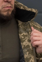 Куртка зимняя тактическая на молнии с капюшоном M polk pixel - изображение 10