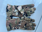 Перчатки зимние для военных SOFT SHEL Мультикам XL (E-0012) маломерят - изображение 2