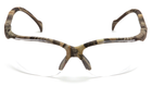 Тактичні захисні окуляри відкриті в камуфльованій оправі Pyramex Venture-2 Camo (clear) прозорі - зображення 3