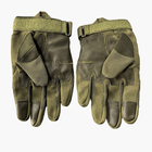 Военные перчатки с защитой костяшек ReFire Gear для сенсорных экранов L хаки - изображение 3