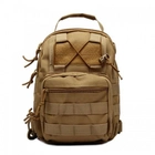 Тактична військова сумка рюкзак OXFORD 600D Coyote - зображення 1