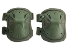 Комплект защиты тактической наколенники, налокотники F001, олива - изображение 5