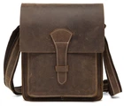 Cумка Мужская Вертикальная Vintage 14660 Коричневая (245594)