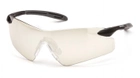 Стрелковые очки с баллистической защитой открытые Pyramex Intrepid-II (indoor/outdoor mirror) зеркальные полутемные - изображение 1
