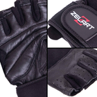 Перчатки многоцелевые тактичиские кожаные Zelart SB-161064 размер XL черный - изображение 6