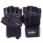 Перчатки многоцелевые тактичиские кожаные Zelart SB-161064 размер XXL черный - изображение 7