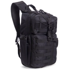Рюкзак тактический (Сумка-слинг) с одной лямкой SILVER KNIGHT TY-5386 30л черный - изображение 1