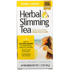 Трав'яний чай для схуднення 21st Century "Herbal Slimming Tea" мед з лимоном, без кофеїну, 24 пакетики (48 м) - зображення 1