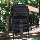 Рюкзак Тактический Доминатор с резинками Черный Универсальный BPry1 351 - изображение 1